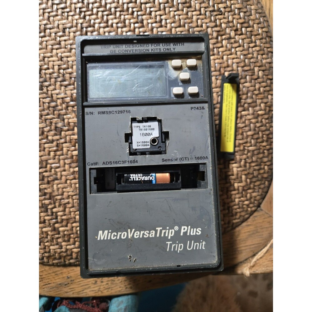 MICROVERSA TRIP UNIT 1600A